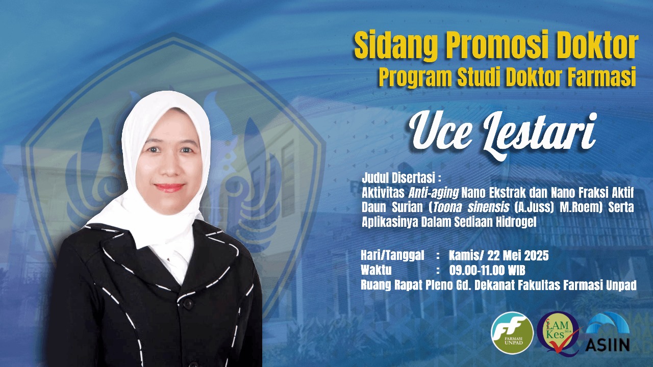 Pengembangan Sediaan Hidrogel Nano Ekstrak Daun Surian sebagai Agen Anti-Aging: Keberhasilan Dr. apt. Uce Lestari, S.Farm., M.Farm dalam Meraih Gelar Doktoral