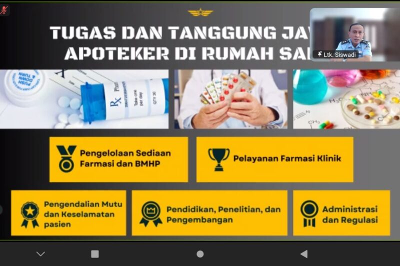 Kuliah Praktisi PSPPA UNJA Angkatan 2: Kupas Tuntas Peran Apoteker Rumah Sakit di Era Patient-Centered Care